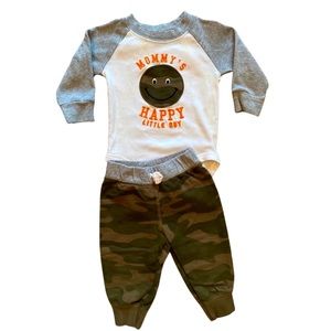 Carter’s Mommy’s Happy Little Guy Camo Set 6M
